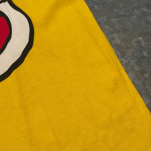 NWT NOS Vintage GOOFY Walt Disney Mickey Co Tee Shirt Mens XL Cotton Yellow 90s - Picture 5 of 13